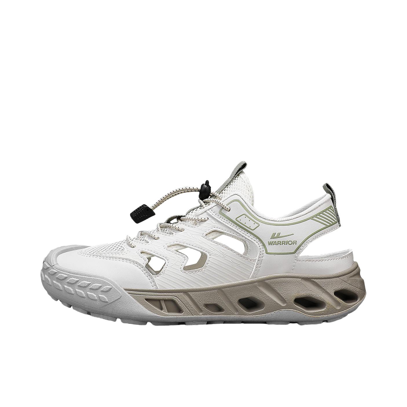 推荐商品：回力 百搭 涉水 防滑 耐磨 溯溪鞋 WSL-1585 米色/绿色