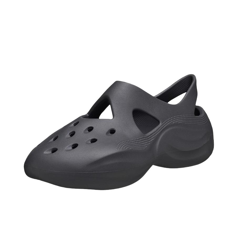 推荐商品：Crocs/卡骆驰 Diffuser 时尚 暖绒 圆头 一脚蹬 百搭 凉鞋 Dingyun Zhang联名/黑沙灰 