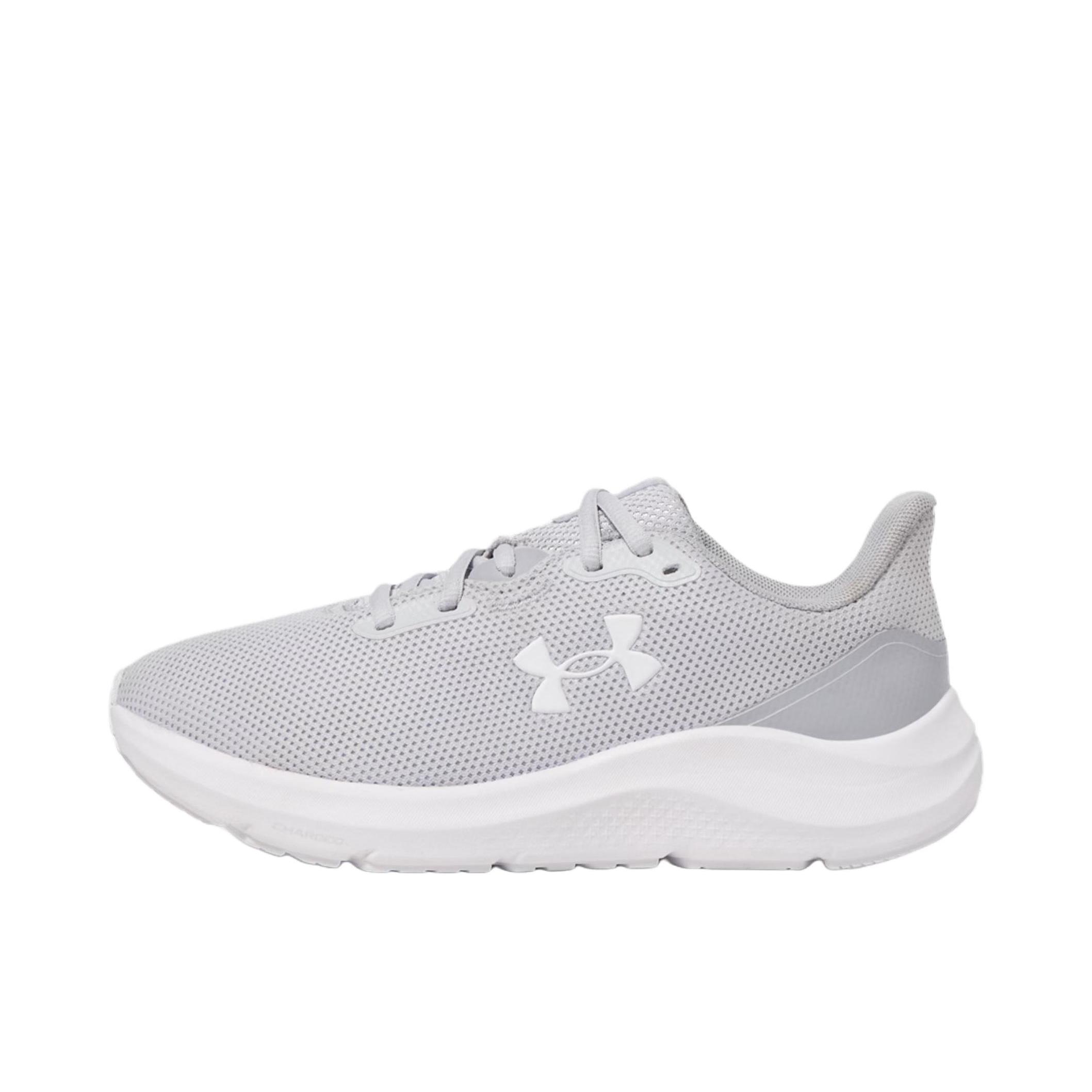 推荐商品：Under Armour/安德玛 Charged Pursuit 4 冬季 低帮 透气 户外 跑鞋 女款/灰色 