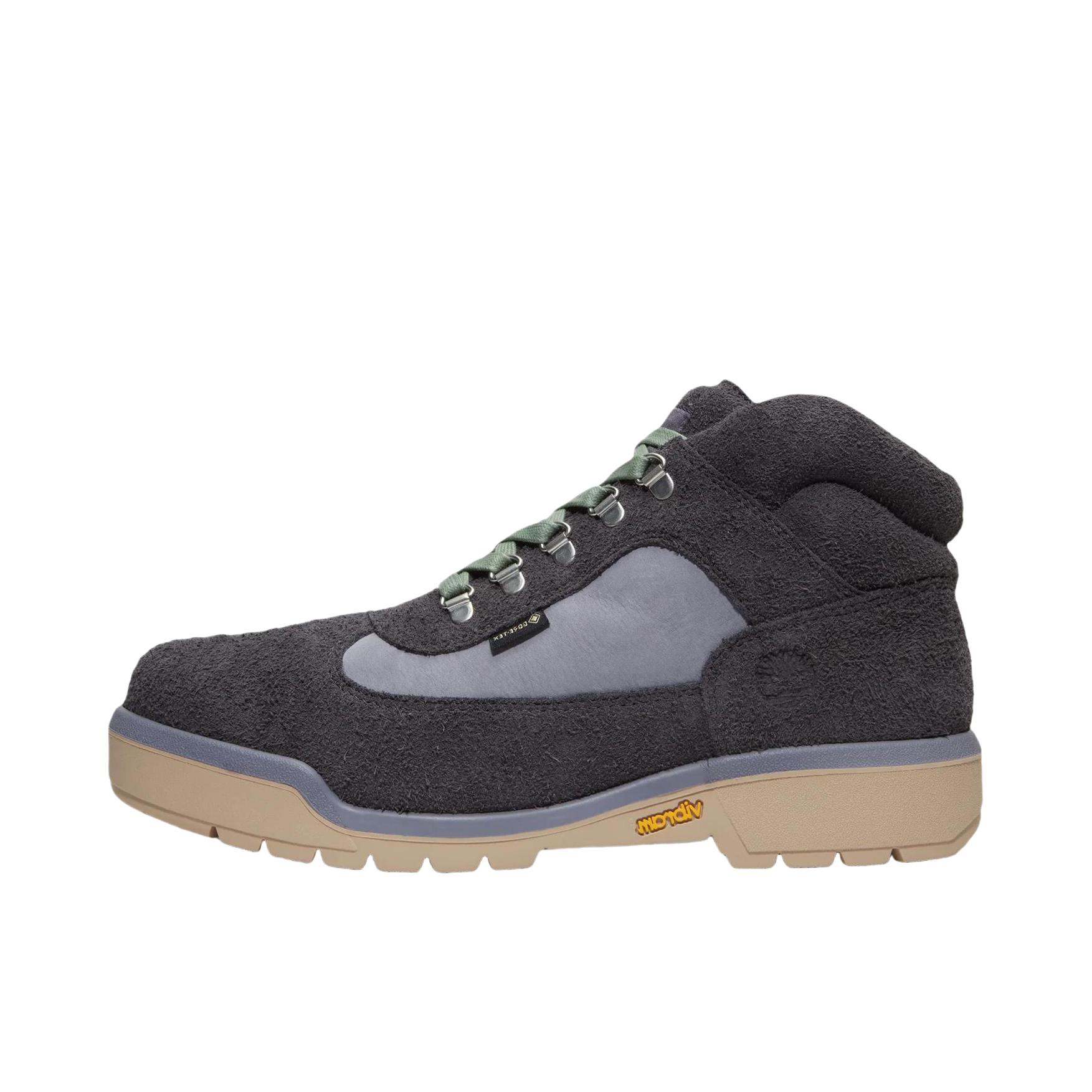 推荐商品：Timberland/添柏岚 Field Boot 休闲舒适 潮流圆头 减震耐磨 防水贴片 耐用增高 抓地稳定 头层牛皮 户外鞋徒步鞋 灰色