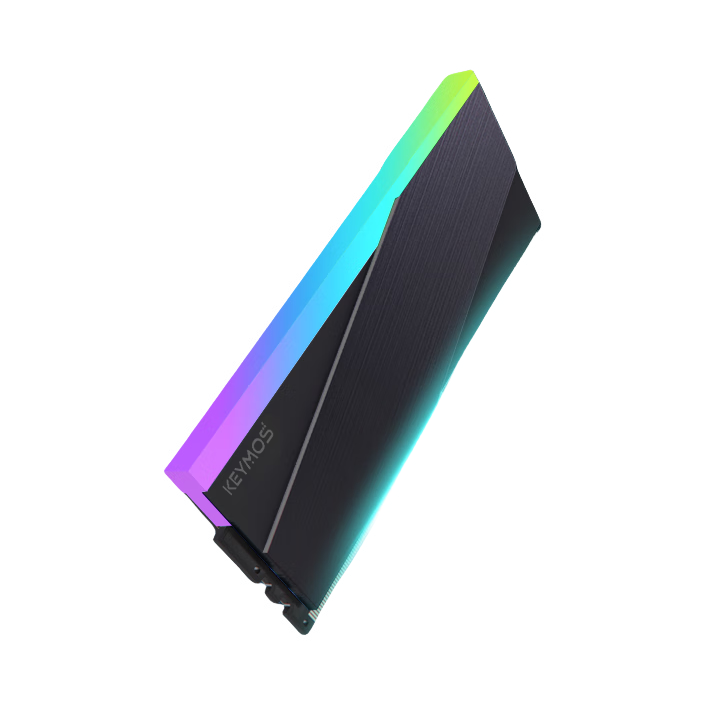 推荐商品：KEYMOS/科摩思 赤霄白帝RGB DDR5 幽冥黑 台式机内存条 灯条 超低时序 超频