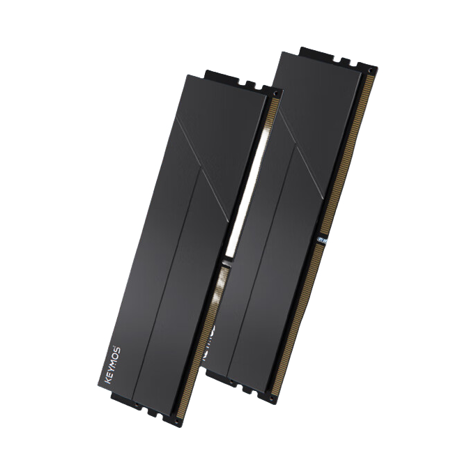 推荐商品：KEYMOS/科摩思 承影机甲 DDR5 玄铁黑 台式机内存条 超低时序 加厚散热马甲