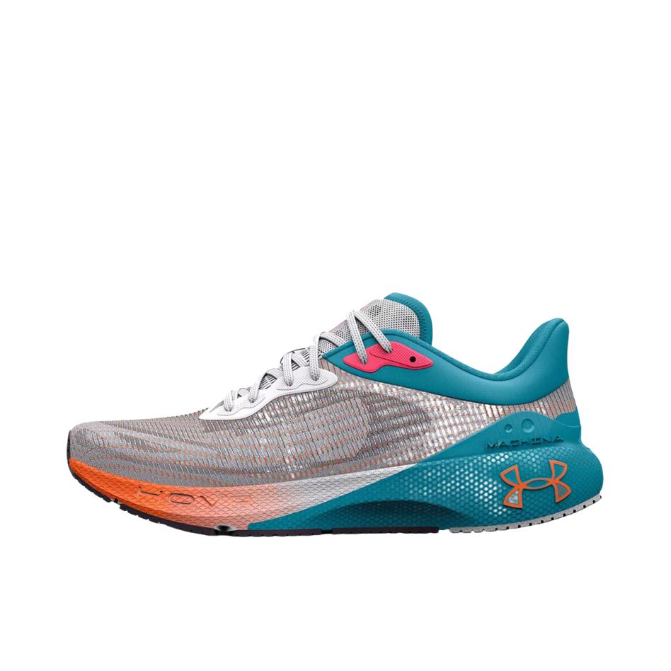 推荐商品：Under Armour/安德玛 HOVR Machina 3 BREEZE 缓震回弹 防滑耐磨 轻便透气 跑鞋 男款/灰色/蓝色 