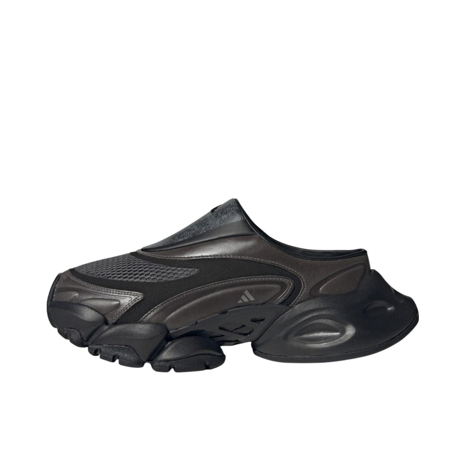 推荐商品：adidas FOS系列 XLG RUNNER MULE 休闲 一脚蹬 低帮 穆勒鞋 拖鞋 黑色