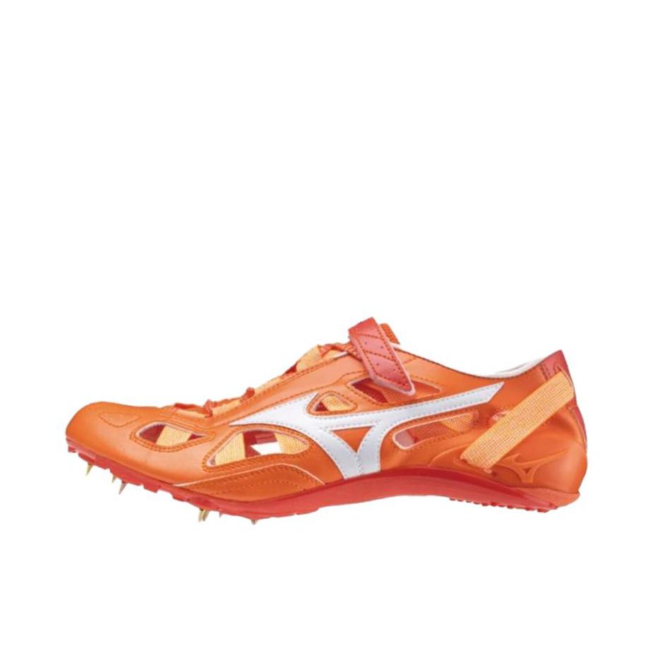 推荐商品：Mizuno/美津浓 Chrono Inx 9 田径精英 防滑耐磨 减震透气 合成革 舒适百搭 跑鞋 橙色