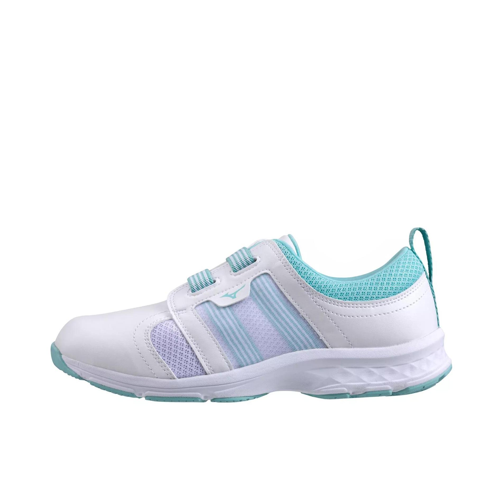 推荐商品：Mizuno/美津浓 Airfort 2 舒适 百搭 防滑 耐磨 运动休闲鞋 女款/白色/水蓝色