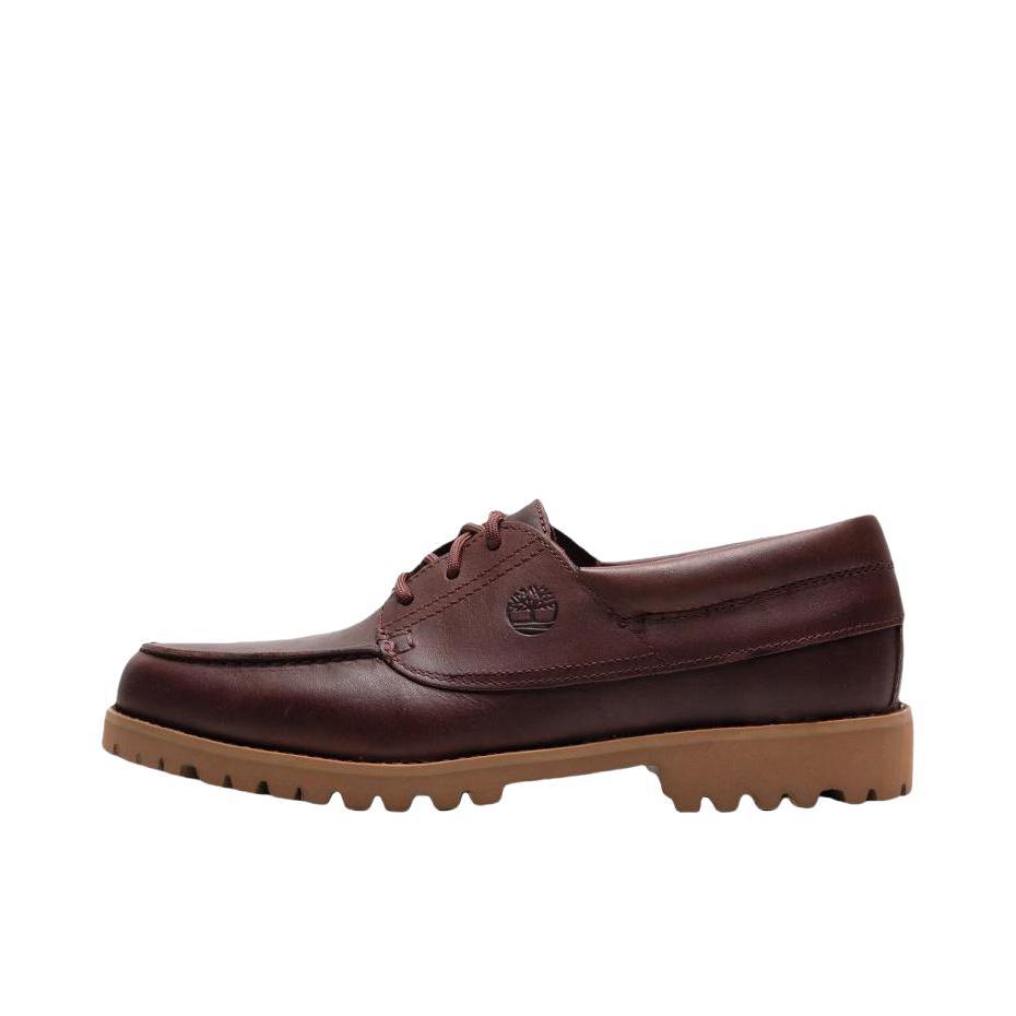 推荐商品：Timberland/添柏岚 AUTHENTICS系列 百搭 休闲 低跟 圆头 乐福鞋 皮鞋 褐色