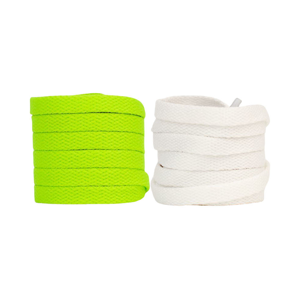 推荐商品：麻吉鸟 8mm 2色组合 通用单层扁平百搭鞋带