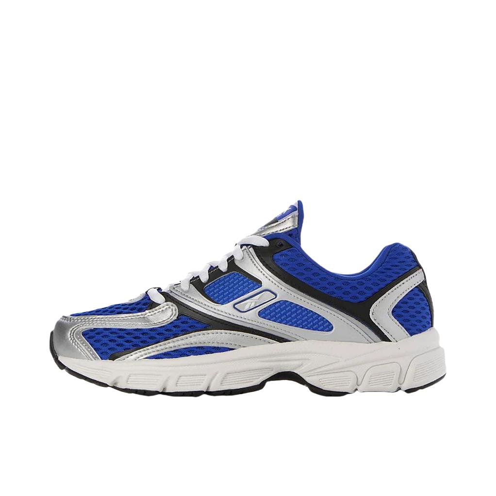 推荐商品：Reebok/锐步 Premier Trinity 跑鞋 耐磨透气包裹性低帮复古休闲机能风网布合成革减震轻便 蓝色