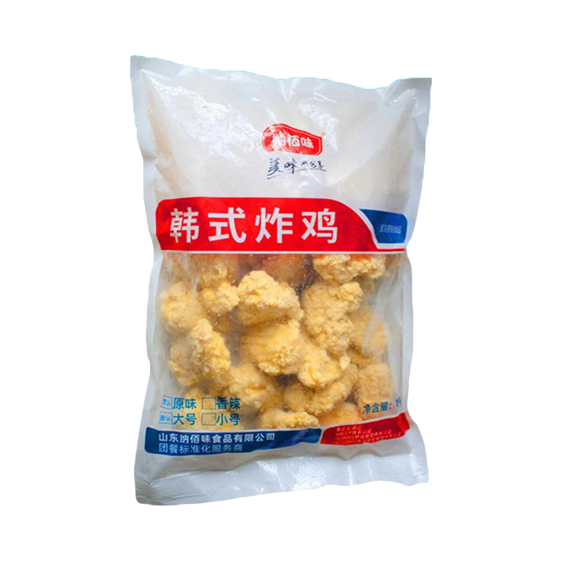 推荐商品：纳佰味 韩式炸鸡 1kg 袋装
