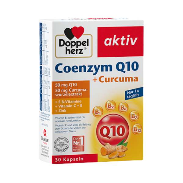 推荐商品：Doppelherz/双心 姜黄辅酶q10胶囊