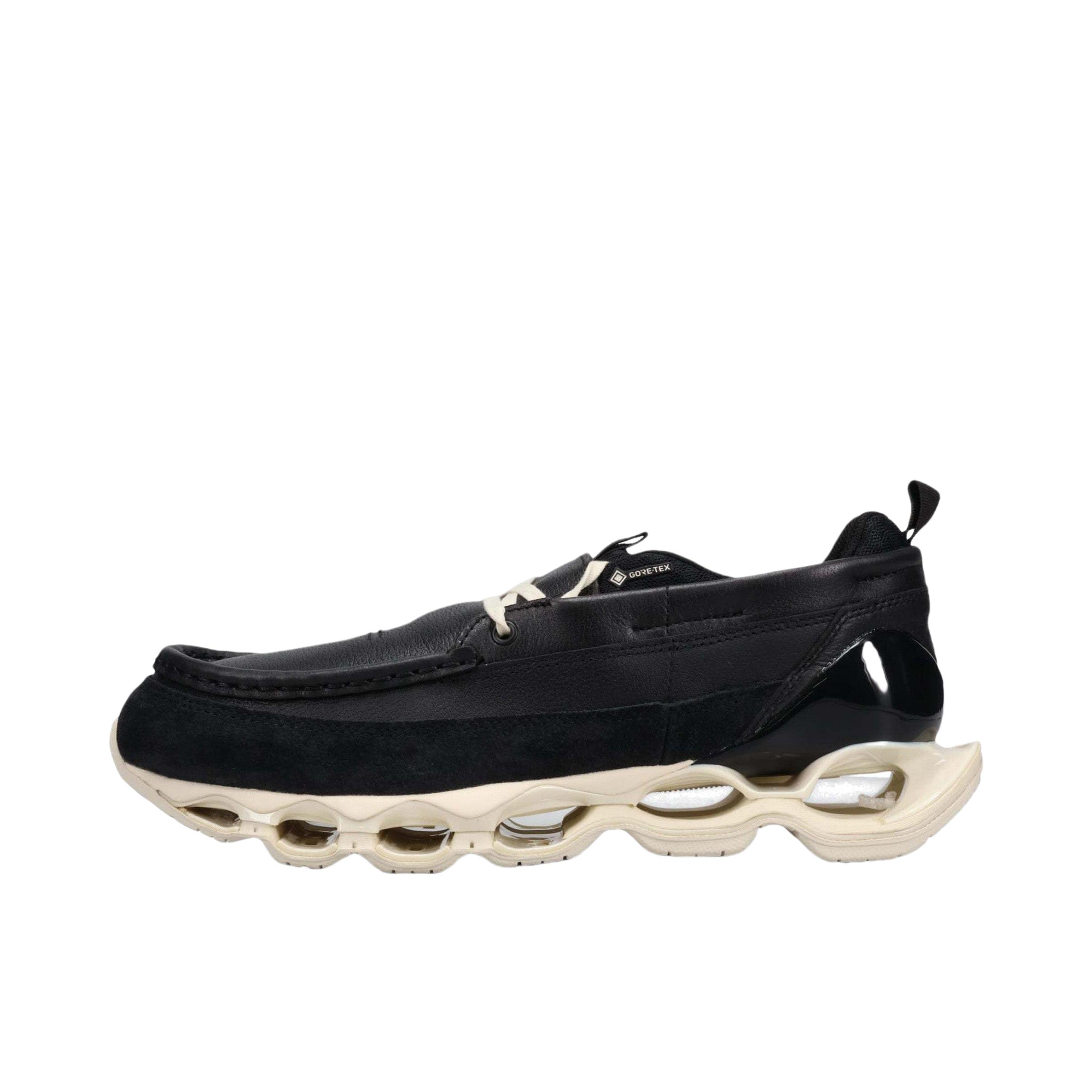 推荐商品：Mizuno/美津浓 Wave Prophecy Moc GTX 柔软 防滑 耐磨 低帮 运动休闲鞋 黑色/白色