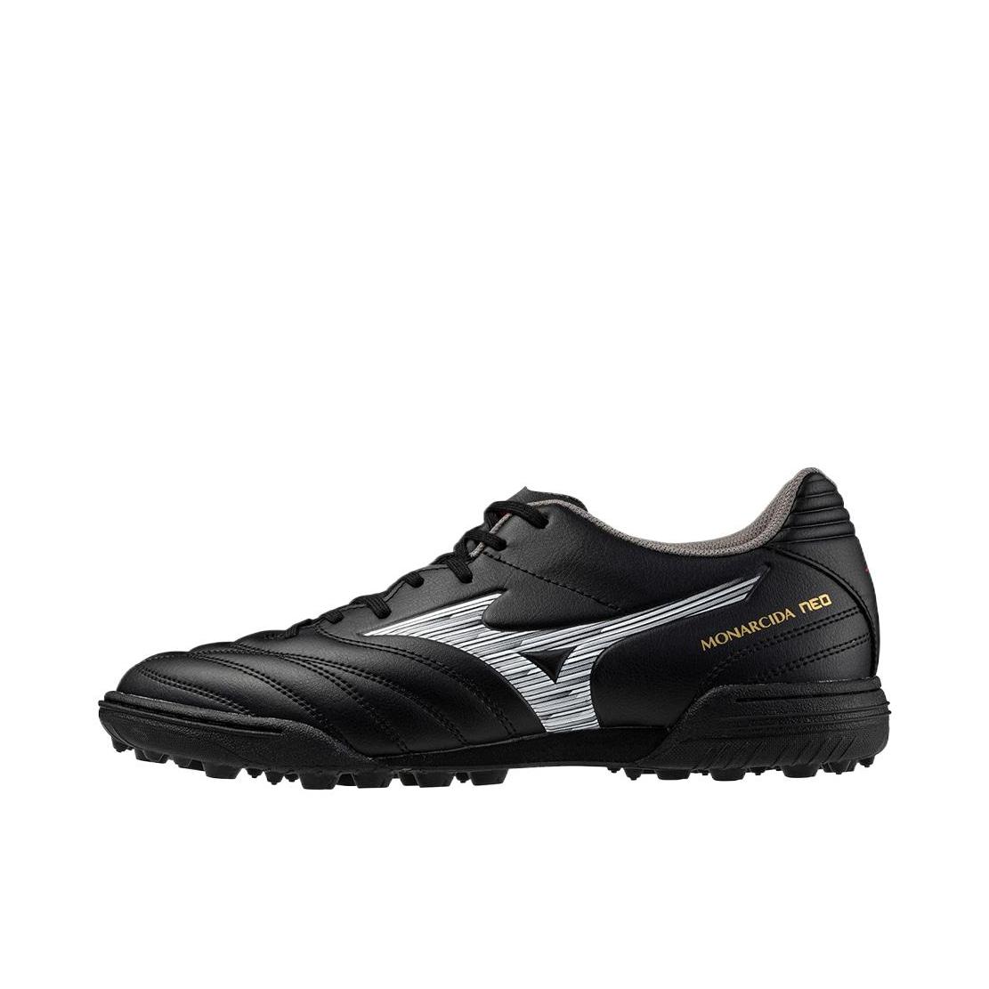推荐商品：Mizuno/美津浓 MONARCIDA NEO III SELECT AS 中端 碎钉 舒适百搭 防踢 比赛训练 人造草地 胶质 足球鞋 深黑色 