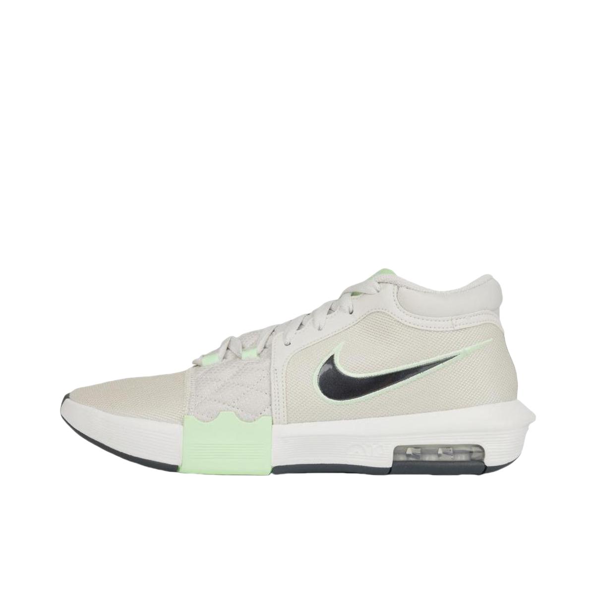推荐商品：Nike LeBron Witness 8 詹姆斯 减震抗扭 轻便 篮球鞋 灰色/荧光绿色