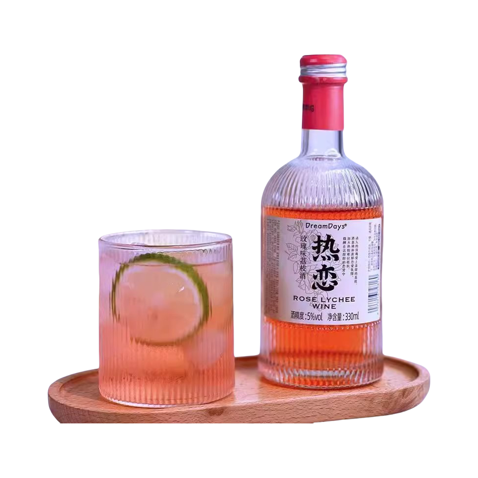 推荐商品：DreamDays 果酒 玫瑰荔枝味 330ml 5%vol 瓶装