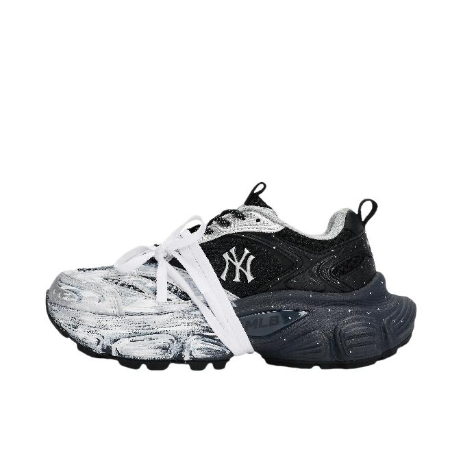 推荐商品：【定制球鞋】 MLB Winner Chunky 老爹鞋 811制造防滑耐磨低帮圆头泼墨废土风做旧 繁星入夜