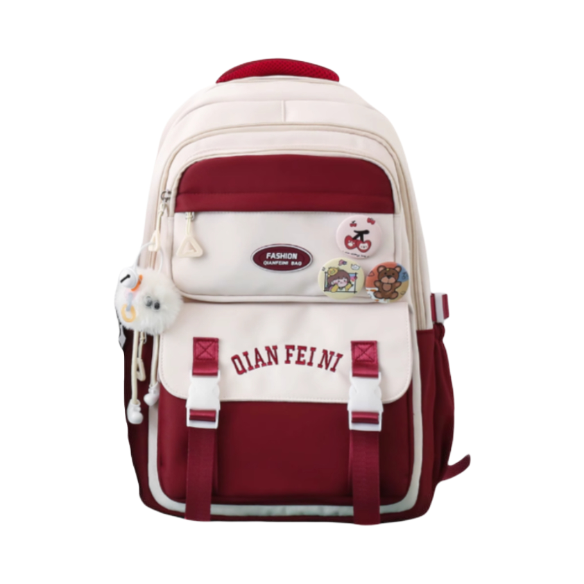 推荐商品：EAVALURE/伊梵络 初中小学生大容量学院风高颜值可爱百搭背包双肩包书包童包