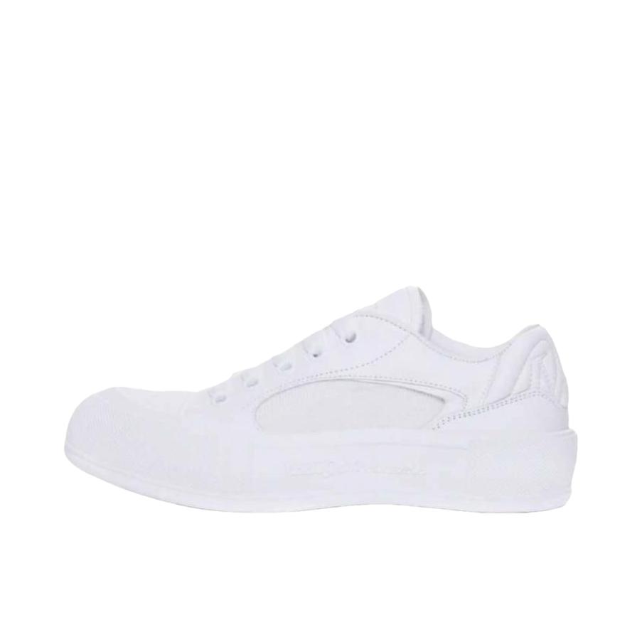 推荐商品：Alexander McQueen/亚历山大麦昆 Deck系列 舒适百搭 运动休闲鞋 女款/纯白色