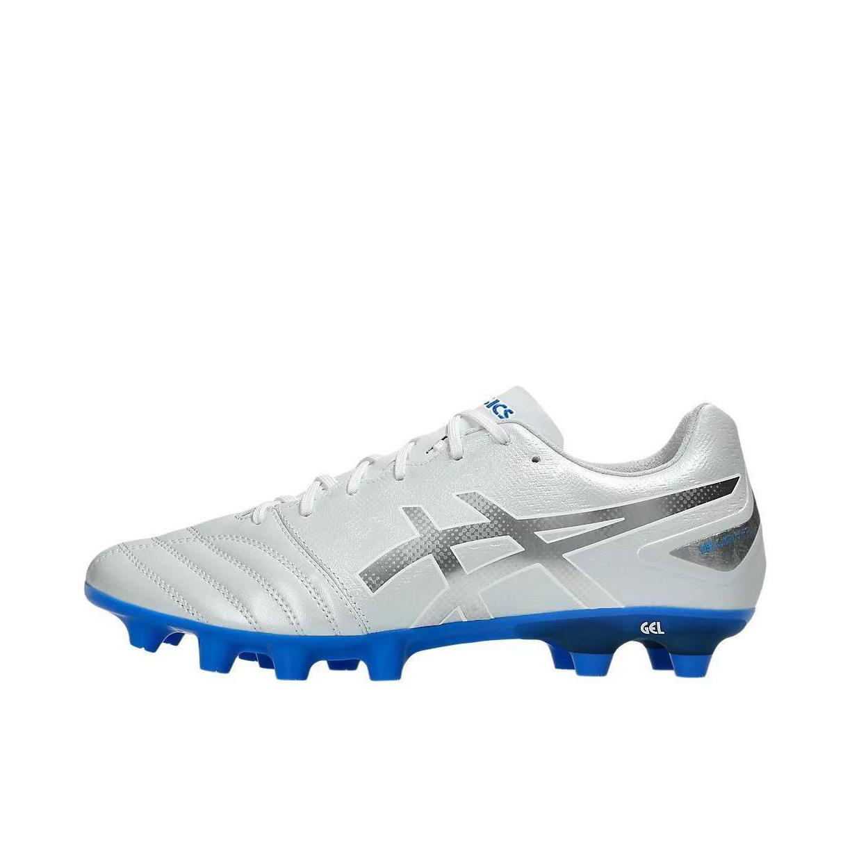 推荐商品：Asics/亚瑟士 DS LIGHT 舒适百搭 支撑 抓地力 防滑耐磨 透气 圆头 短钉 胶质 轻型 次顶 人造草 足球鞋 银色 