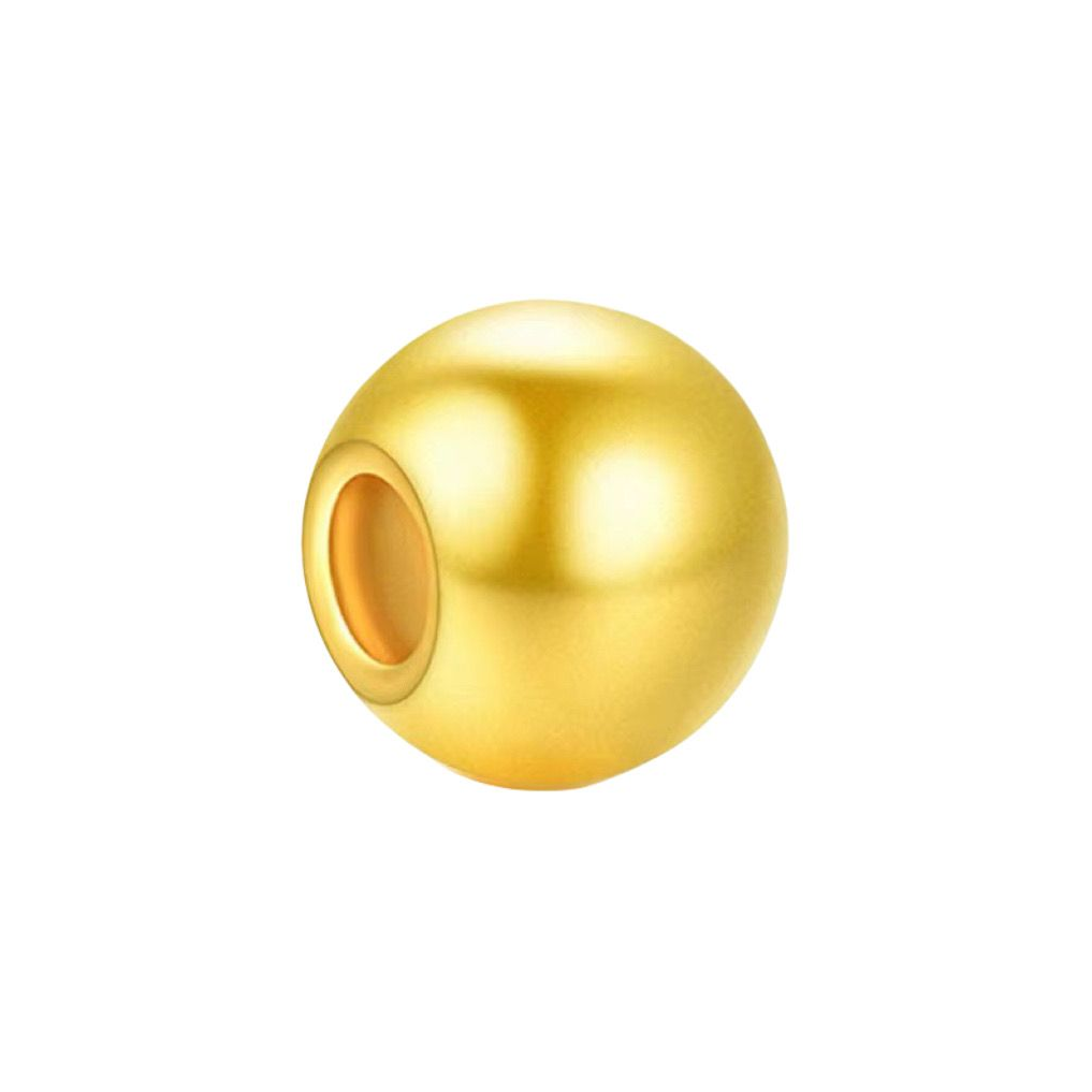 推荐商品：莱百福 古法亮面金豆足金投资贵金属