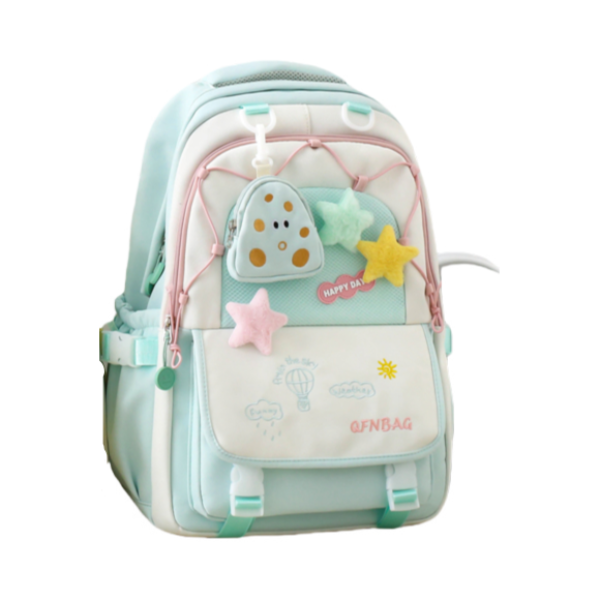 推荐商品：EAVALURE/伊梵络 高颜值初中生小学生三到六年级大容量可爱轻便背包书包双肩包童包