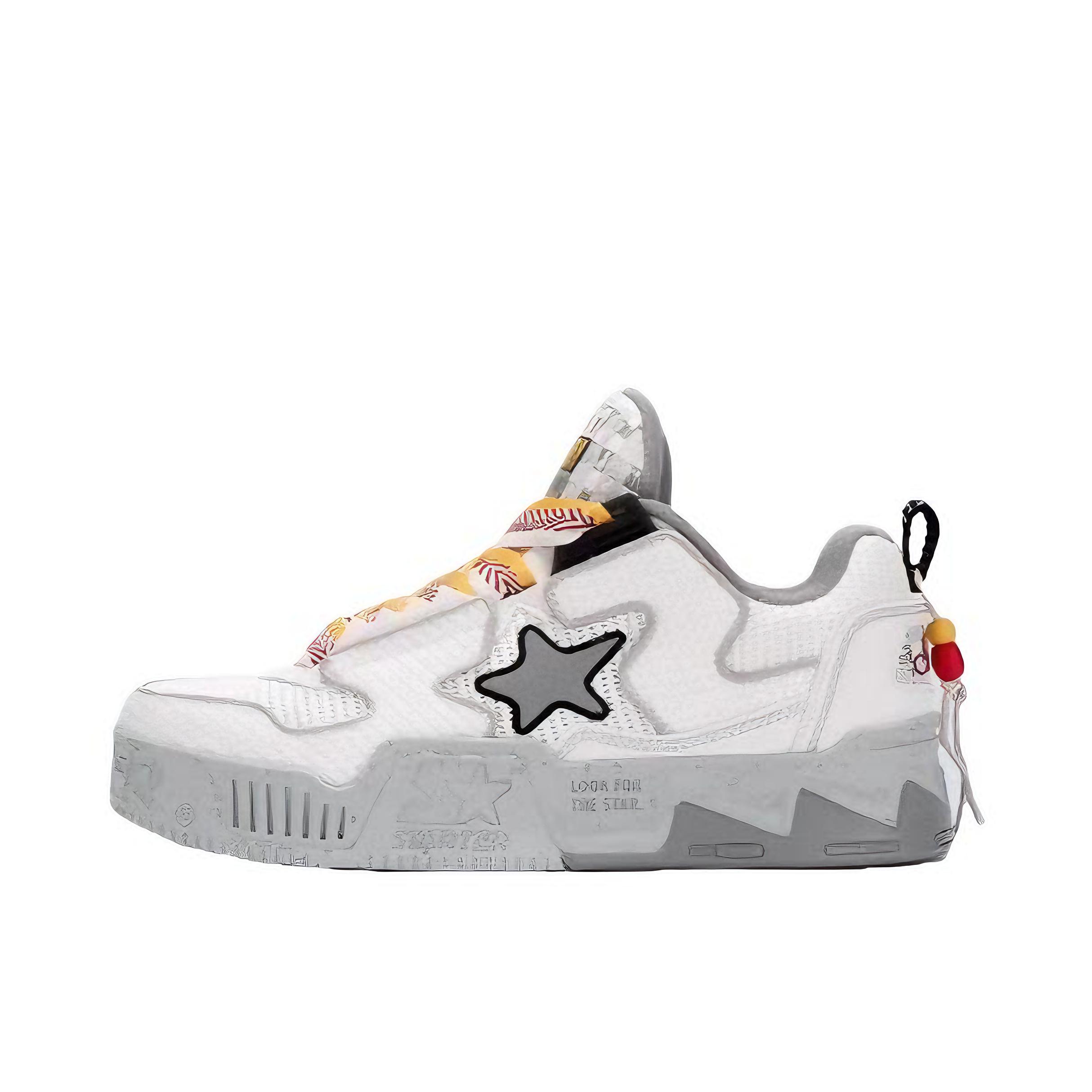 推荐商品：【鹿晗同款】 STARTER Vol 90s 度假系列 板鞋 多巴胺轻便防滑 沙砾白