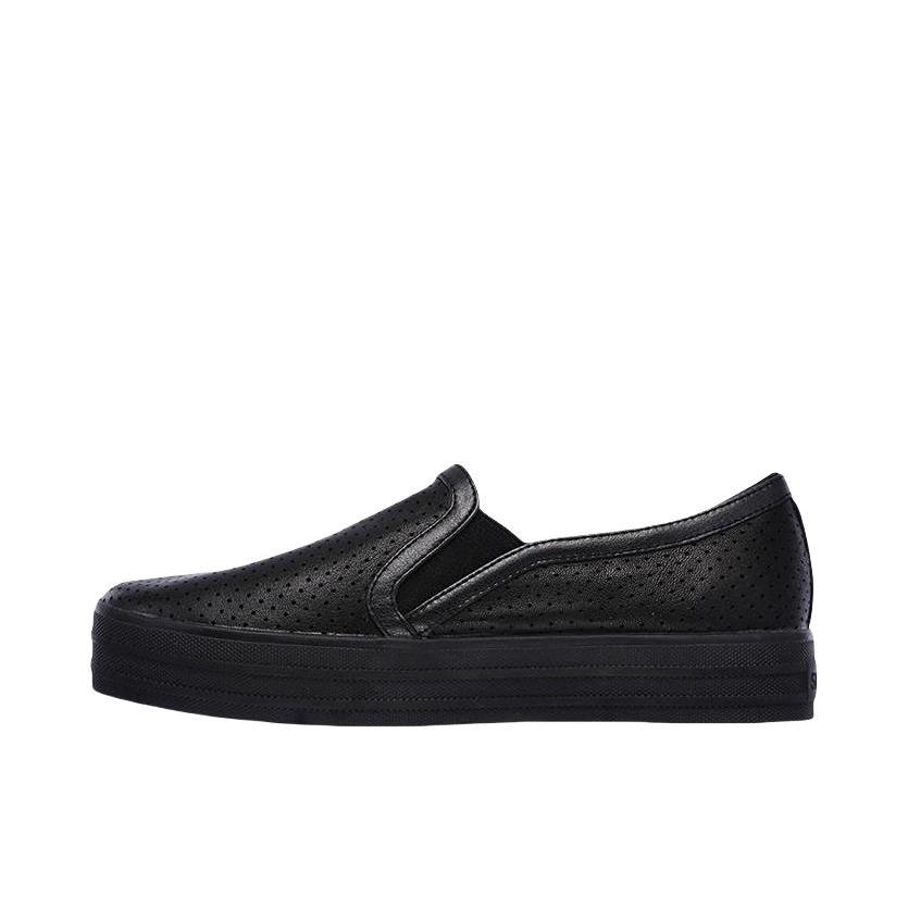 推荐商品：Skechers/斯凯奇 Air-Cooled 拼接 透气 防滑 舒适 运动休闲鞋 女款/黑色