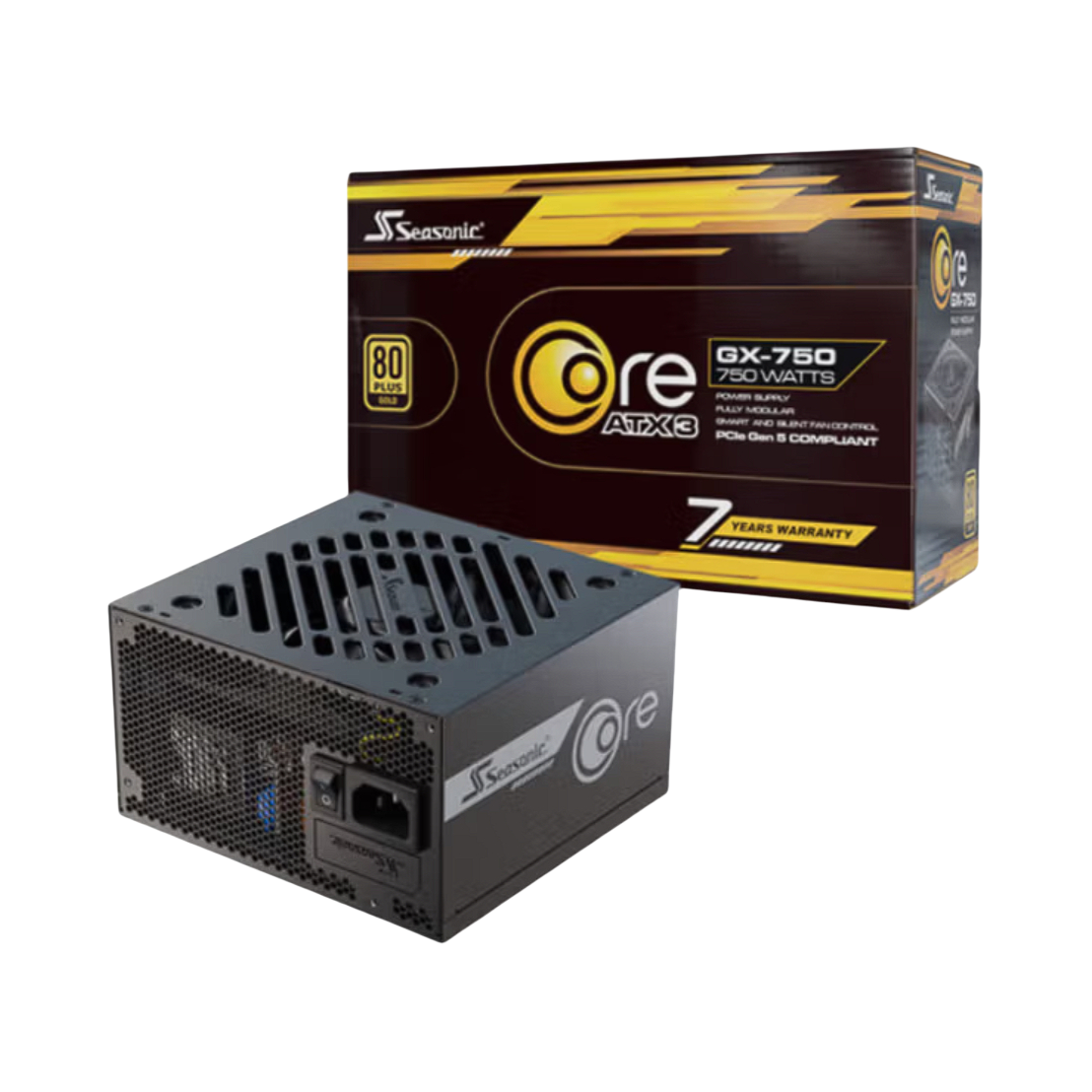 推荐商品：Seasonic/海韵 CORE GX系列 80Plus金牌 全模组 电脑电源 智能温控 日系 台式主机 自动启停