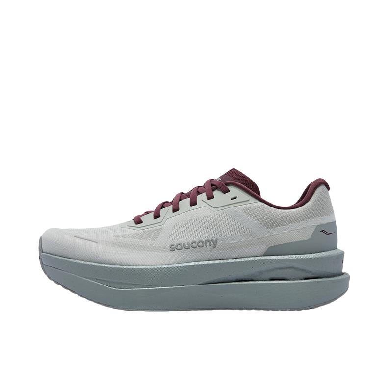 推荐商品：Saucony/索康尼 GRID ID 缓震轻便 网布透气 防滑耐磨 舒适百搭 专业 包裹性 自在出型 长跑 回弹 训练 马拉松 跑鞋 灰色/红色