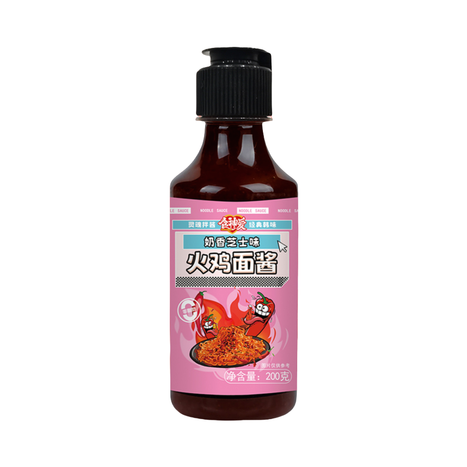 推荐商品：紫狼山传 奶香芝士味 火鸡面酱 瓶装