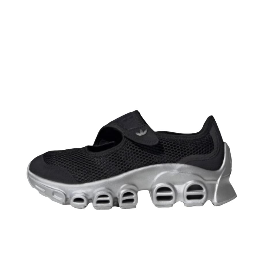 推荐商品：adidas Originals  Adiform Megazein  舒适百搭 防滑耐磨  低帮 玛丽珍 运动休闲鞋 黑色/亮金属铁灰/金属银