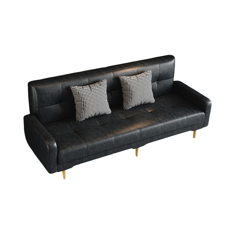 推荐商品：野古 现代简约 油蜡真皮 可折叠款 皮艺沙发