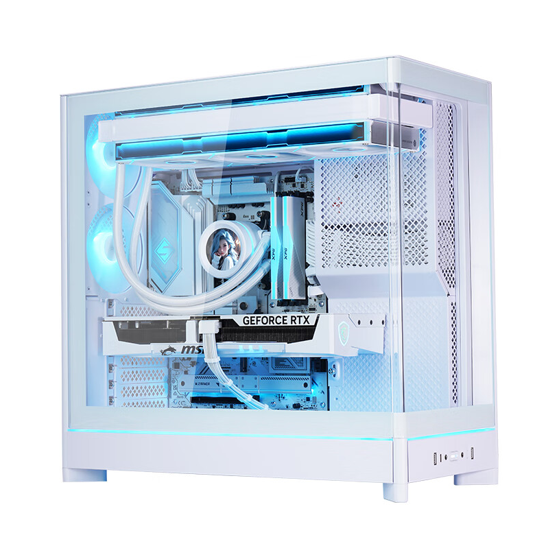 推荐商品：MONTECH HS02 海景房电脑机箱 ARGB灯条 支持360水冷 大尺寸