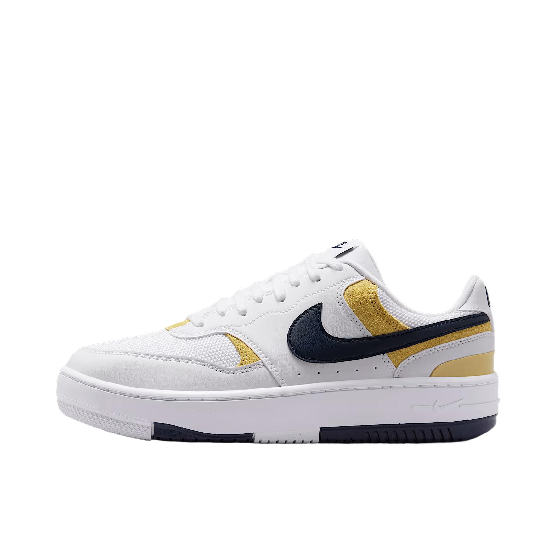 推荐商品：Nike Gamma Force 板鞋 轻便缓震透气复古厚底增高 女款/白色 
