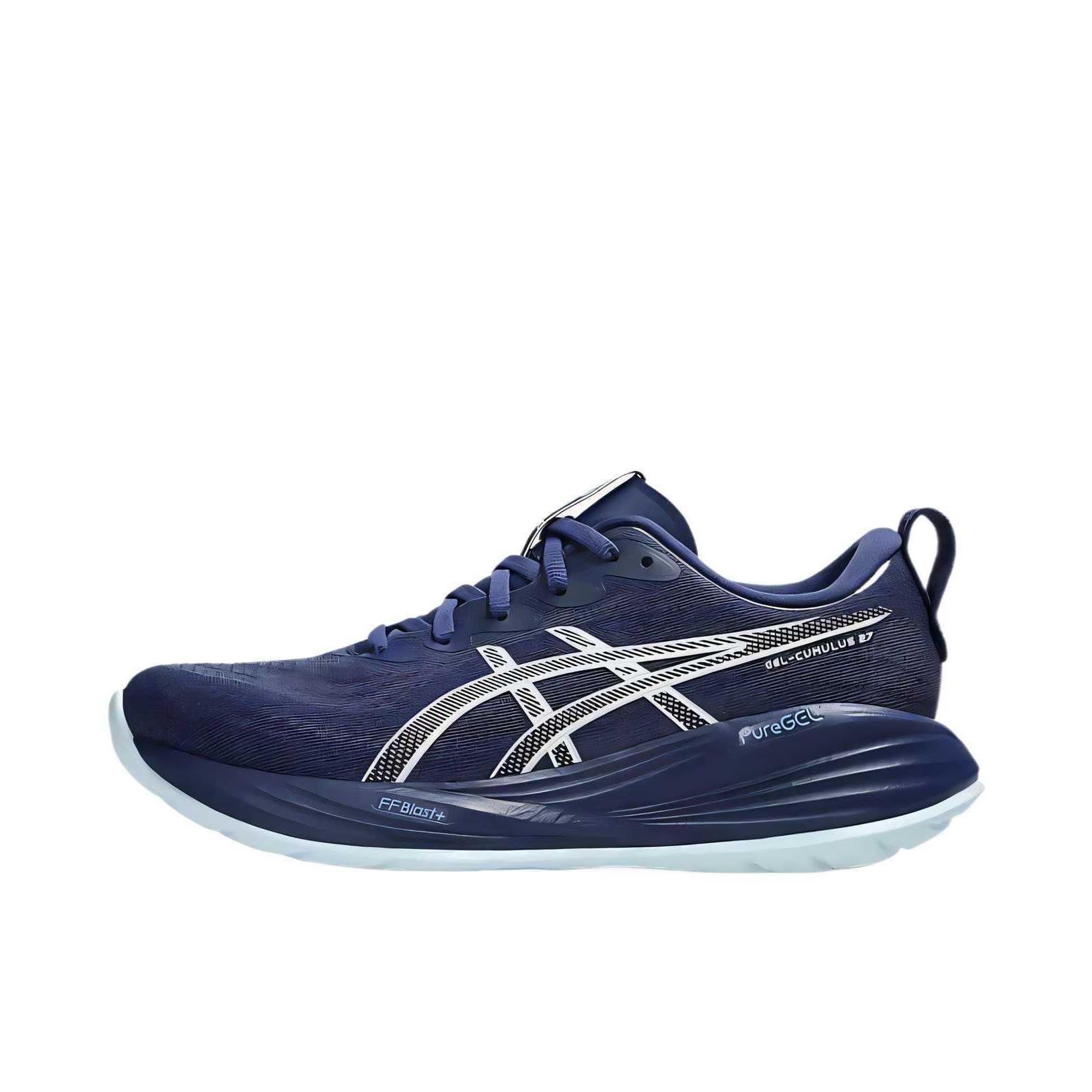 推荐商品：Asics/亚瑟士 Gel-Cumulus 27 百搭 防滑 耐磨 低帮 跑鞋 女款/深蓝色 