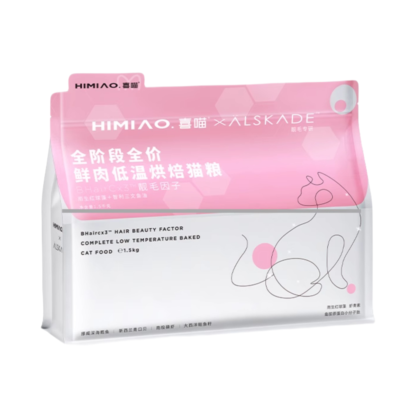 推荐商品：喜喵 鸡肉味全阶段全价猫粮靓毛美毛低温烘焙鲜肉