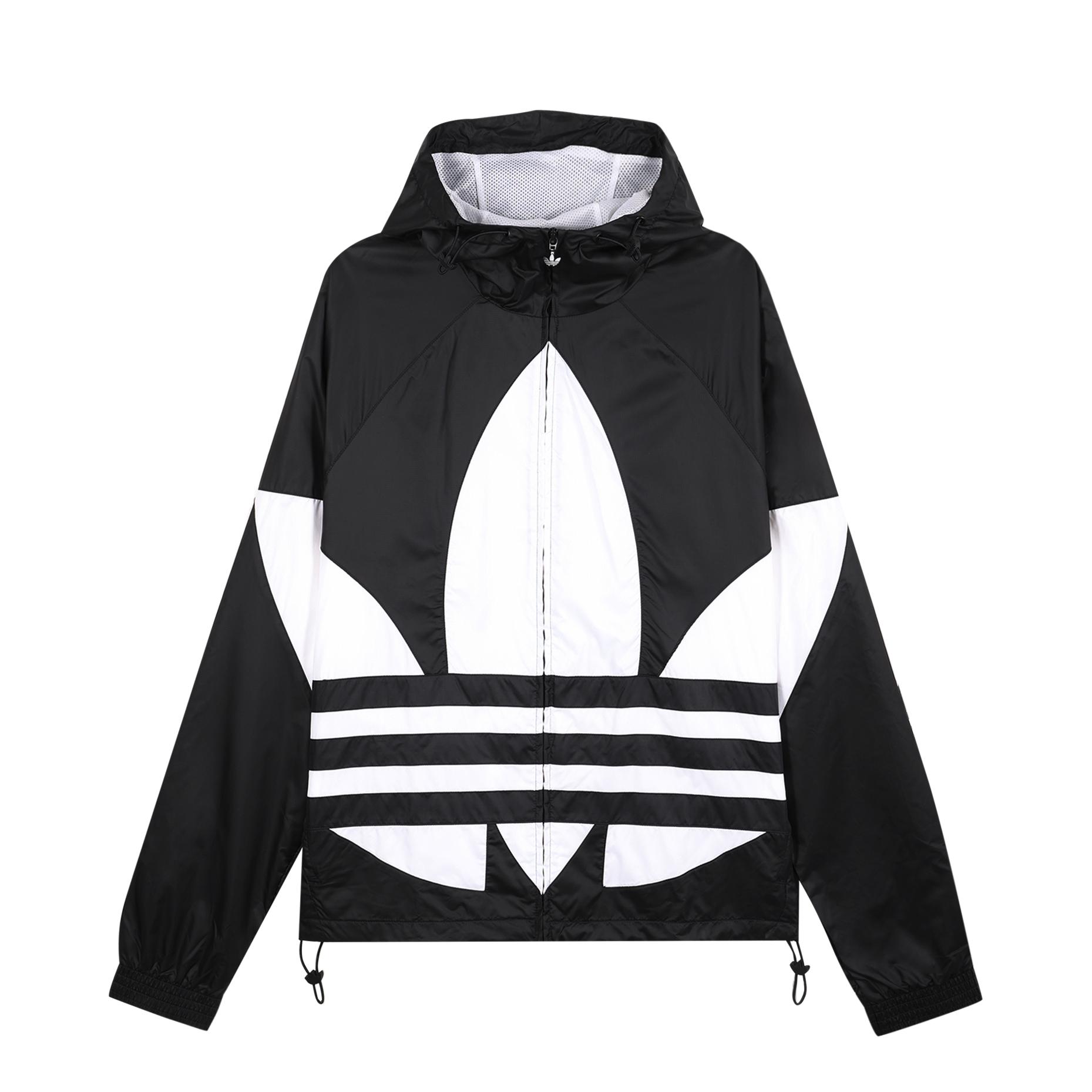 adidas Originals 2024AW logo印花运动梭织连帽夹克 FM3757