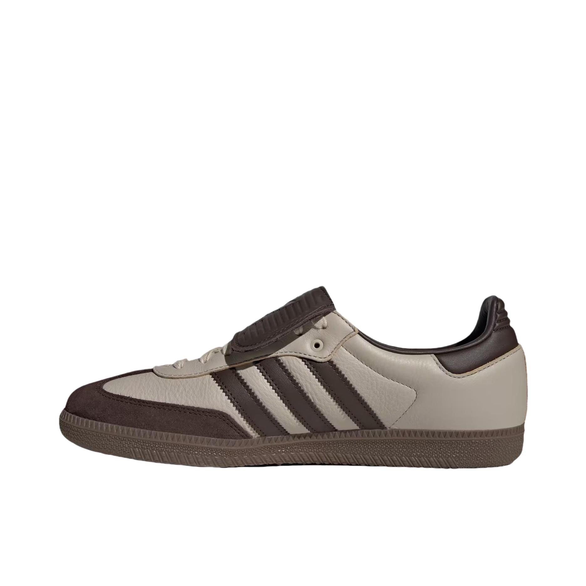 推荐商品：adidas Originals Samba OG T头鞋 板鞋 经典复古舒适百搭耐磨合成革圆头薄底贴合 白色/树棕色