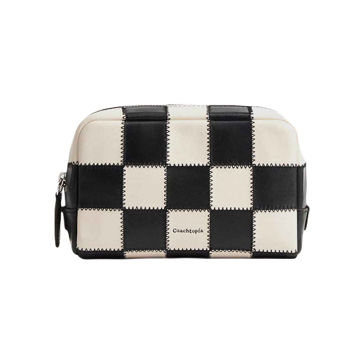 推荐商品：Coachtopia Upcrafted 棋盘格皮革化妆包