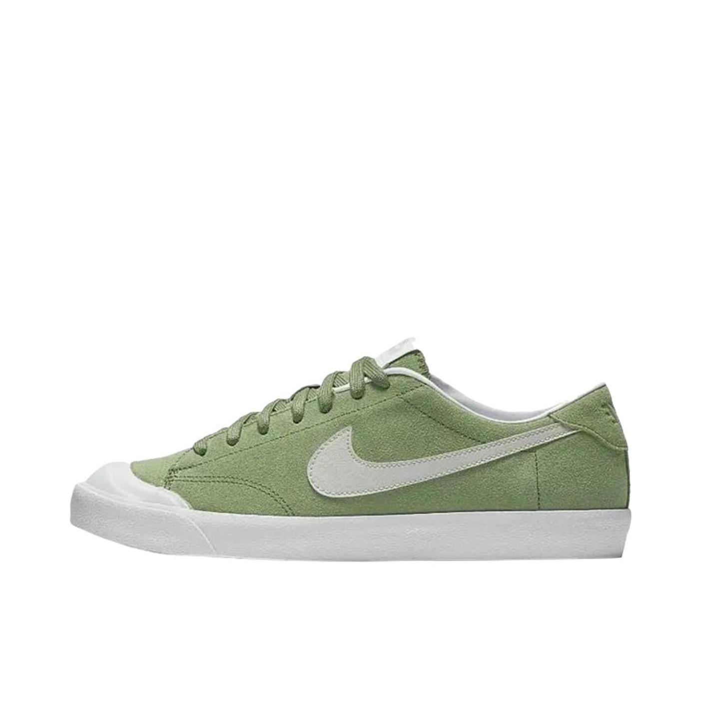 推荐商品：Nike SB Zoom All Court CK 防滑耐磨 减震透气 低帮 潮流 运动休闲鞋 Green White 灰绿/白
