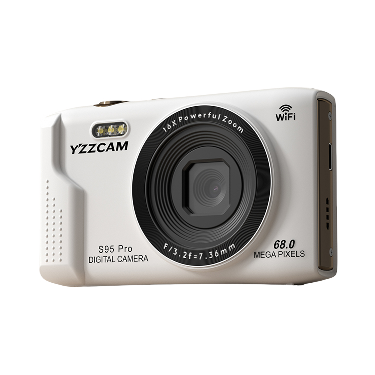 推荐商品：张姆斯 S95PRO-1 数码相机 旅游便携 WiFi无线传输 高清摄像 电子防抖 可传手机