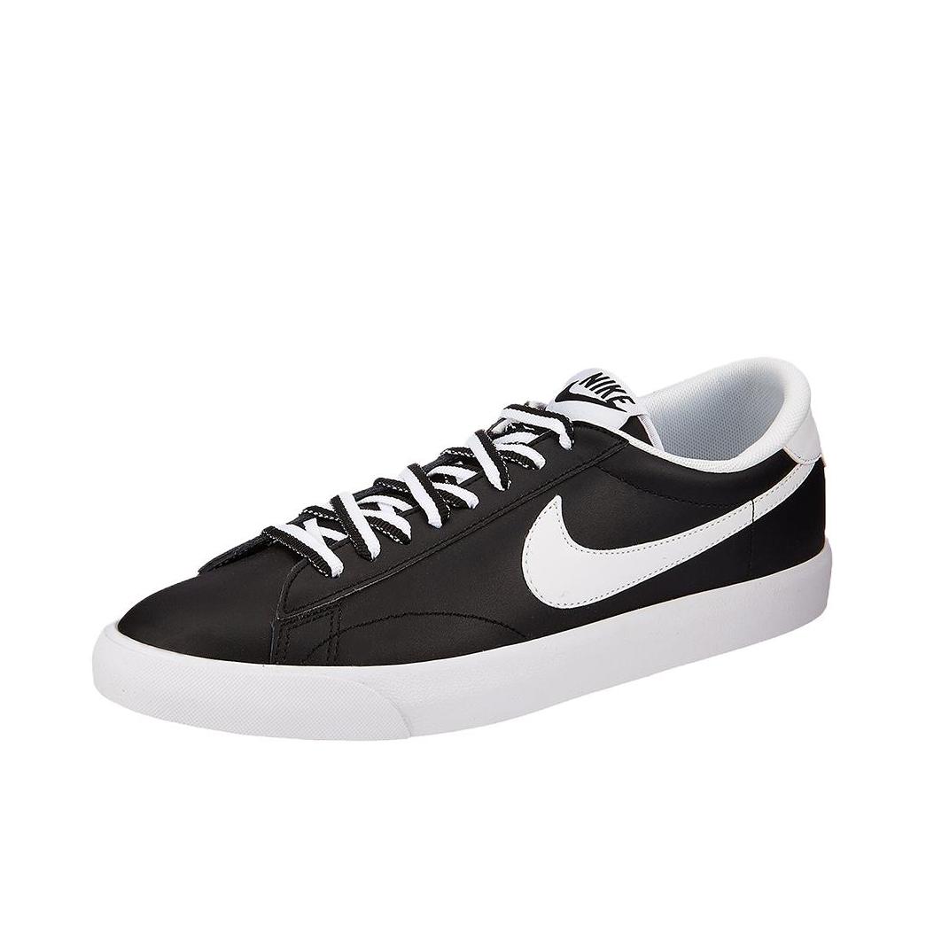 推荐商品：Nike Tennis Classic 运动休闲鞋 轻便透气缓震防滑耐磨舒适百搭复古薄底耐穿包裹性 黑色/白色