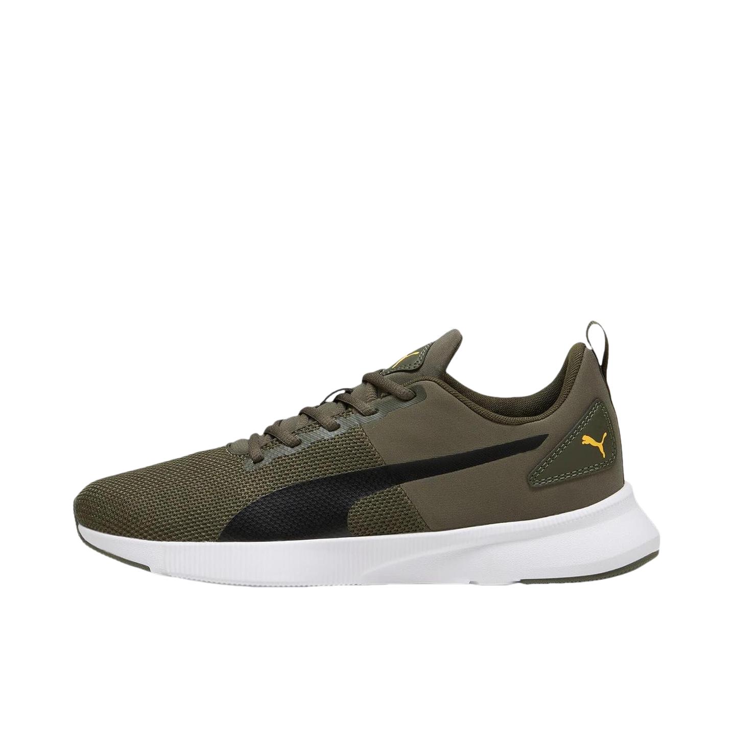 推荐商品：Puma/彪马 Flyer Runner 运动休闲鞋 轻便透气防滑耐磨减震舒适百搭时尚 橄榄绿