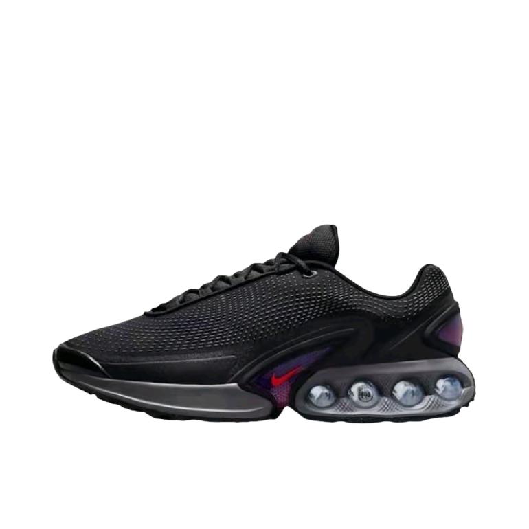 推荐商品：Nike Air Max Dn 运动休闲鞋 柔软防滑耐磨缓震回弹支撑网布透气低帮平跟贴合 淡黑色