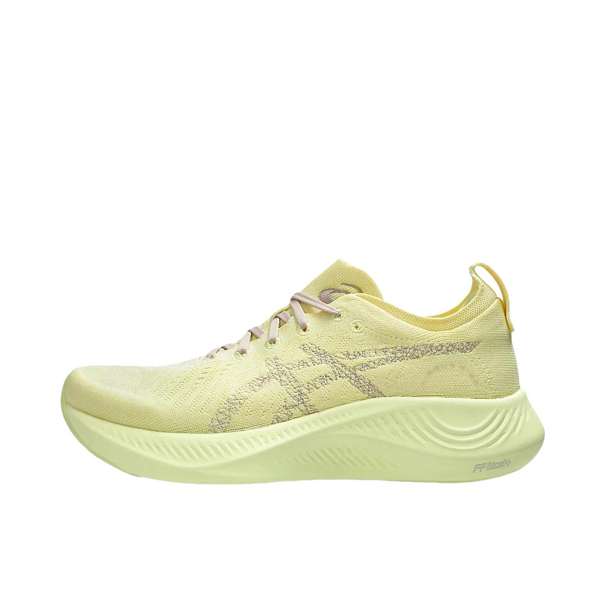 推荐商品：Asics/亚瑟士 Nimbus Mirai 减震 防滑 低帮 圆头 跑鞋 黄色