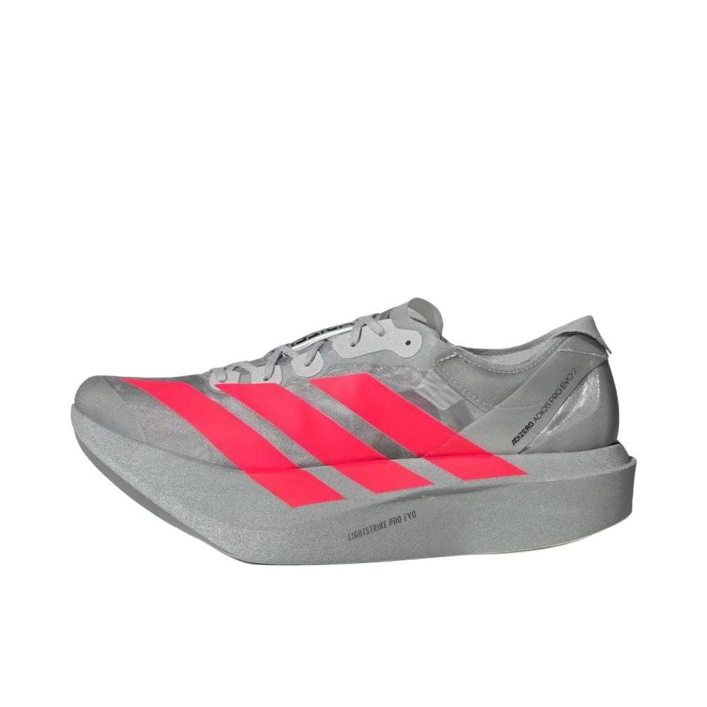推荐商品：adidas Adizero Adios Pro Evo 2 Sample 跑鞋 灰色/红色