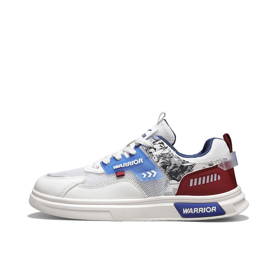 推荐商品：回力 透气 休闲 轻便 板鞋 WXY-L758N 白色/红色/蓝色