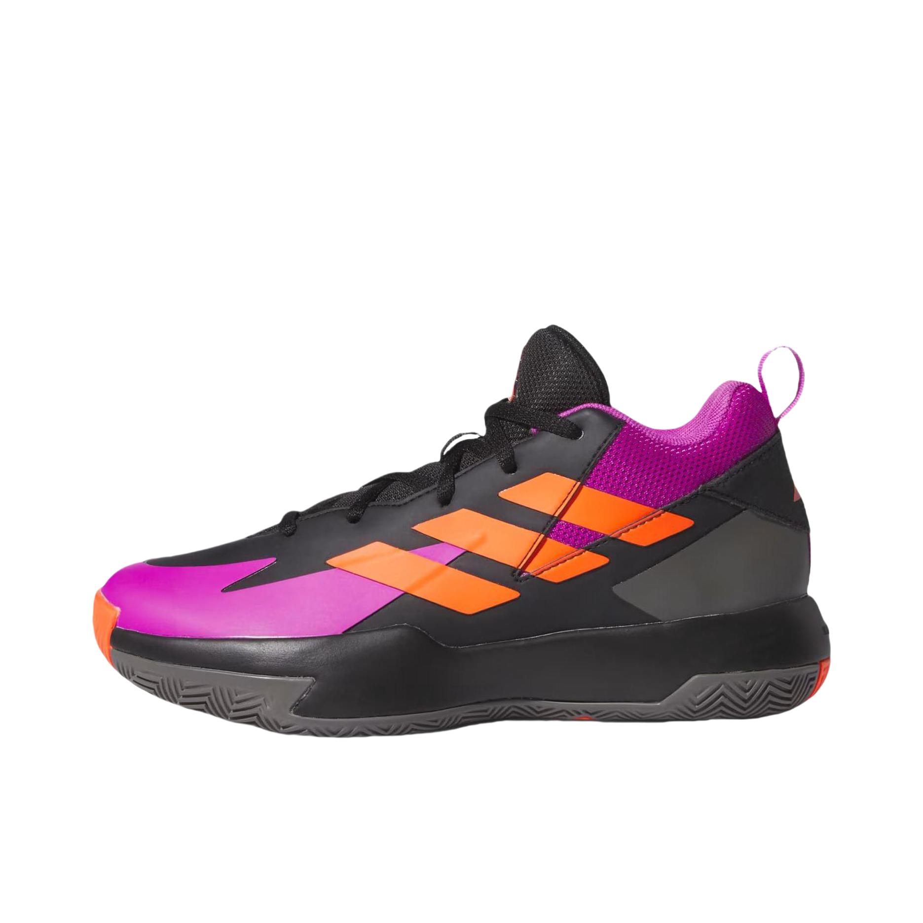 推荐商品：adidas Cross Em Up 篮球鞋 舒适减震防滑耐磨轻便耐用圆头 大童/黑色/紫色