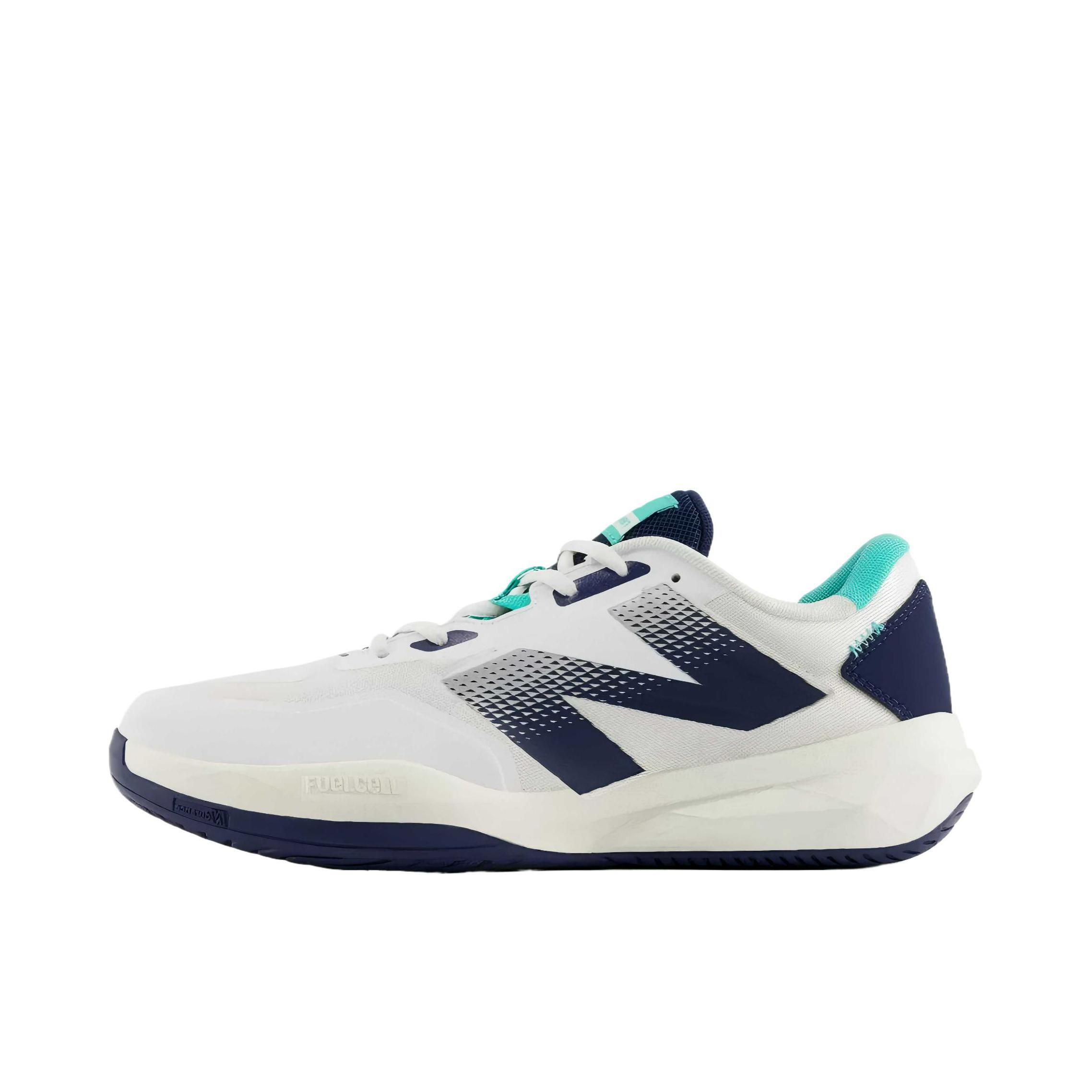 推荐商品：New Balance FuelCell 796 v4 网球鞋 透气耐磨低帮厚底 2E宽/白色