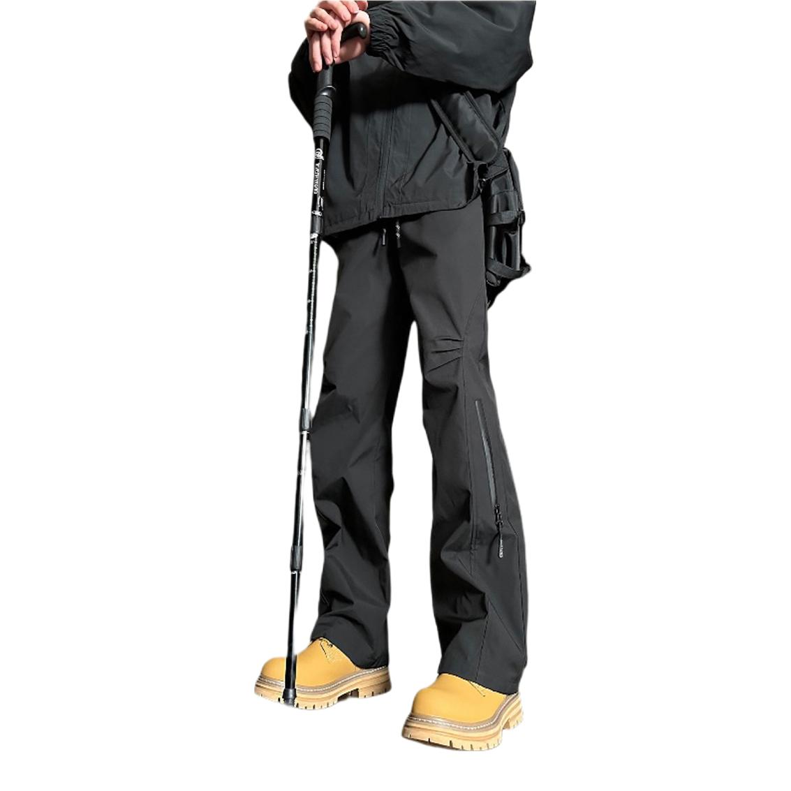 推荐商品：诚品 微喇冰丝机能凉感可调节冲锋裤 CPK10029 基础款/黑